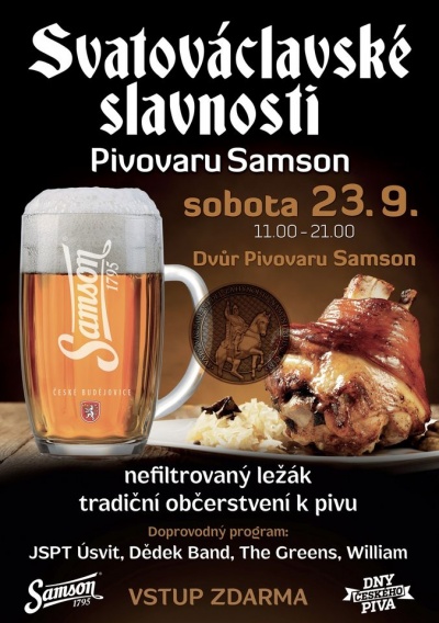 Svatováclavské slavnosti pivovaru Samson 2023