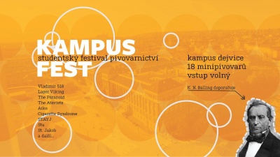Studentský festival pivovarnictví - Kampus Fest 2018