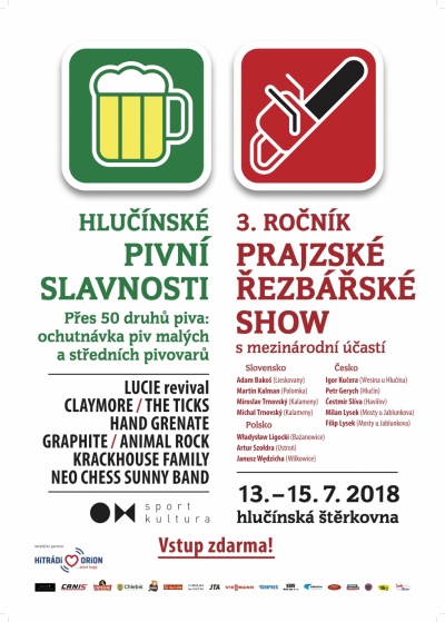 Hlučínské pivní slavnosti a prajzská řezbářská show 2018