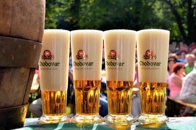 Slavnostní zahájení pivní sezóny 2018 v areálu pivovaru Chodovar